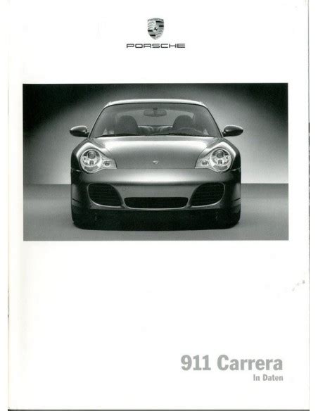 2003 Porsche 911 Carrera Hardback Brochure German