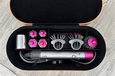Dyson Airwrap Hair Straightener Complete HS01COMPFN Pink Silver Color ...