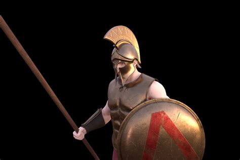 Modular Spartan Warrior With Weapons | Characters | Unity Asset Store