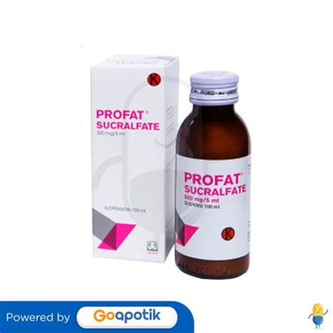 PROFAT SUSPENSI ISI 100 ML BOTOL Kegunaan Efek Samping Dosis Dan