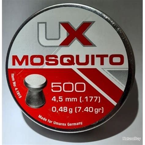 Plombs cal 4 5 plat Umarex Mosquito par 500 Plombs pour air comprimé