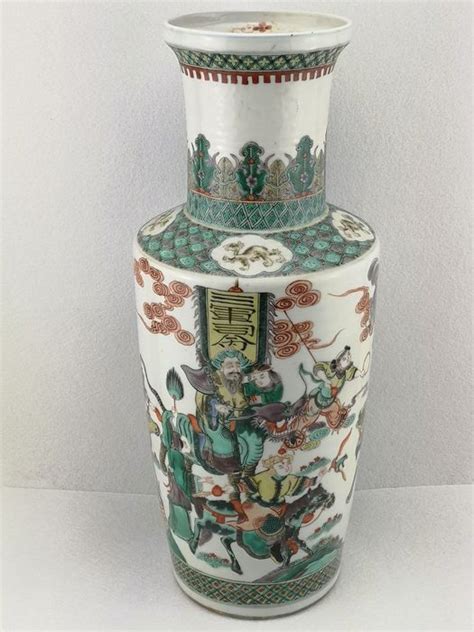 Vase Famille Verte Porcelaine Sc Nes De Guerrier Catawiki