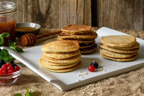 Panqueques De Avena Banana Y Arándanos Diario Río Negro