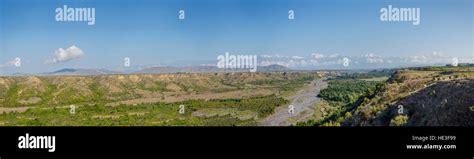 Caucasus mountains with snow peaks panorama, Azerbaijan Stock Photo - Alamy