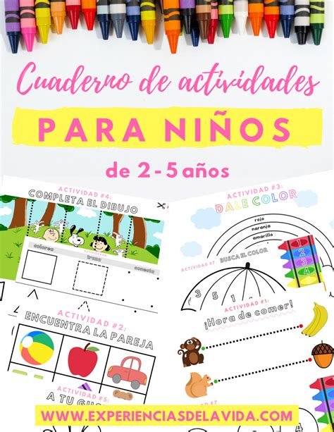 Cuaderno De Actividades Para Niños De 2 A 5 Años