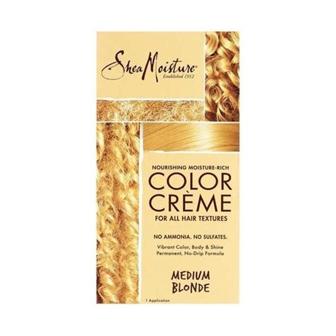 Shea Moisture Creme Colorante Blond Color Creme Dark Golden Blonde