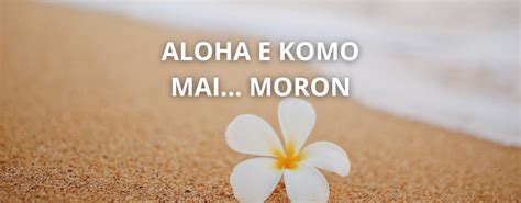 Aloha E Komo Mai Moron