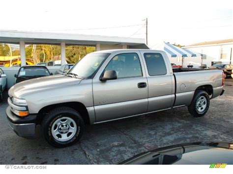 2001 Light Pewter Metallic Chevrolet Silverado 1500 Extended Cab