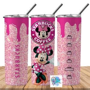 Minnie Mouse Starbucks 20oz Tumbler Stainless Steel Sublimation Etsy