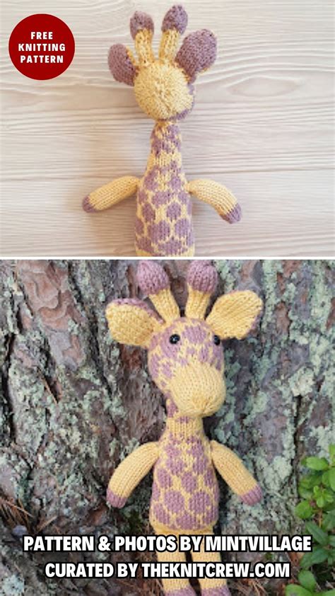 Ts For Safari Lovers 12 Giraffe Knitting Patterns The Knit Crew