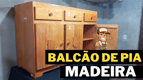 Como Fazer Balc O De Pia Madeira De Pinus Detalhes E Medidas How To