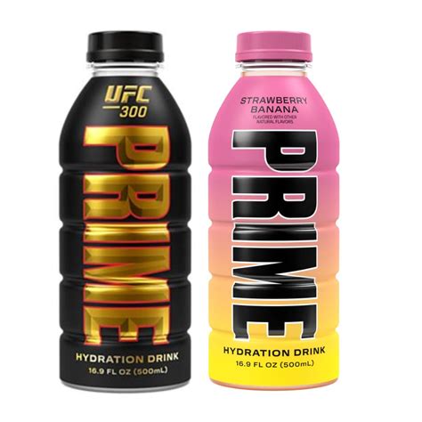 Prime Sports Drink NEW! 2 Flavors Variety Pack - Strawberry Banana ...