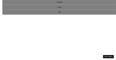 Nested List Codesandbox