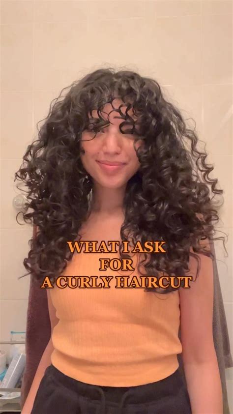 What I Ask For A Curly Haircut Curly Haircut Curly Hair Curly