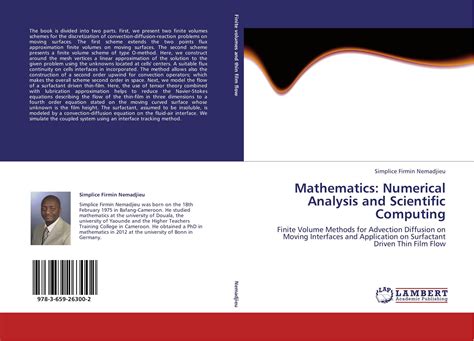 Mathematics Numerical Analysis And Scientific Computing 978 3 659 26300 2 3659263001