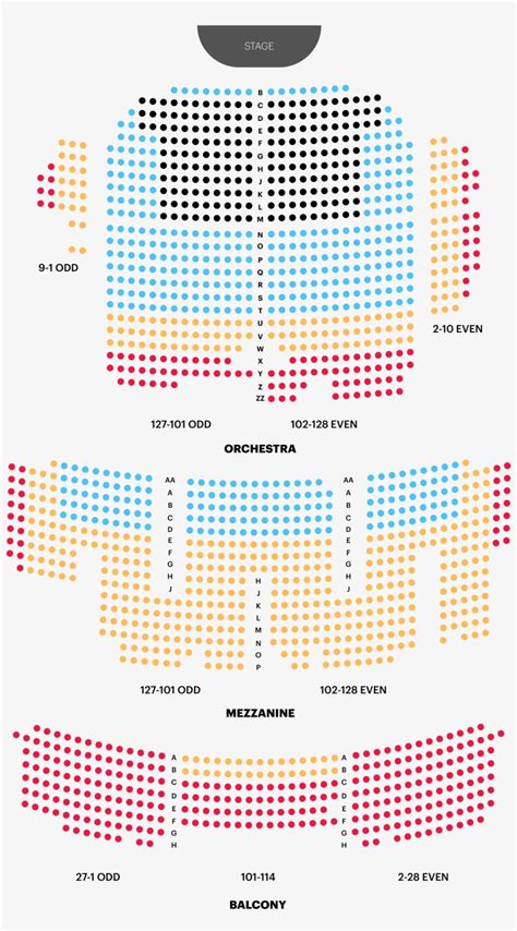 Palace Theater Nyc Seating Chart