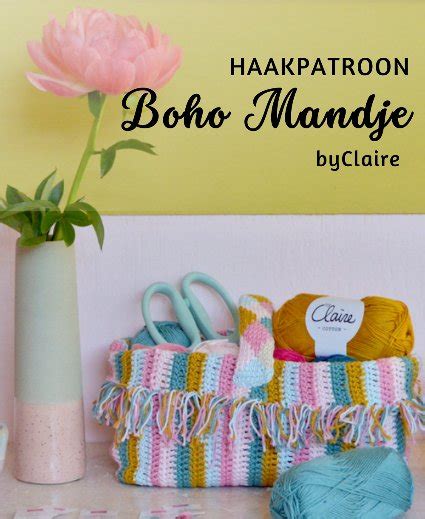 Haakpatroon Boho Mandje Haakinformatie