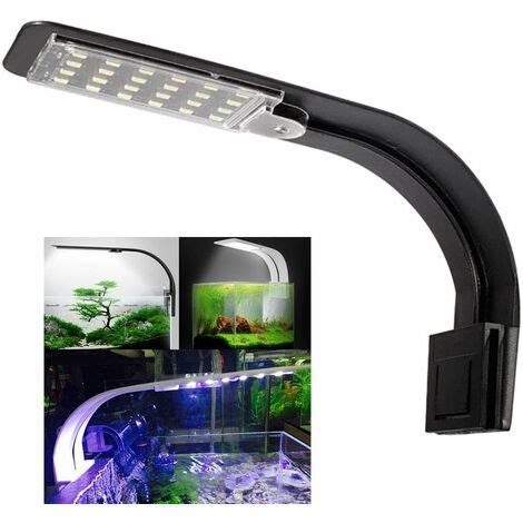 Lumiere Aquarium Lampe Led Eclairage Blanc Et Bleu Nano Clip Pour