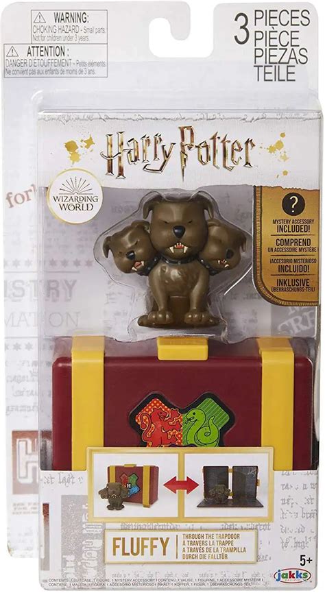 Harry Potter Through The Trapdoor Fluffy Mini Figure Playset Jakks