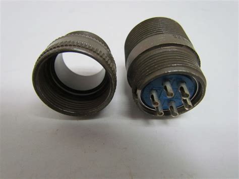 Amphenol Ms3101a18 12s Connector 6p Plug 6 Pin