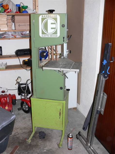 Werkstattzuwachs Bandsäge Elektra Beckum BAS 315 woodworking de