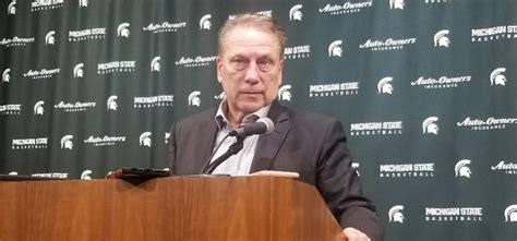 Michigan State Coach Tom Izzo After Spartan Loss To The Duke Blue ...