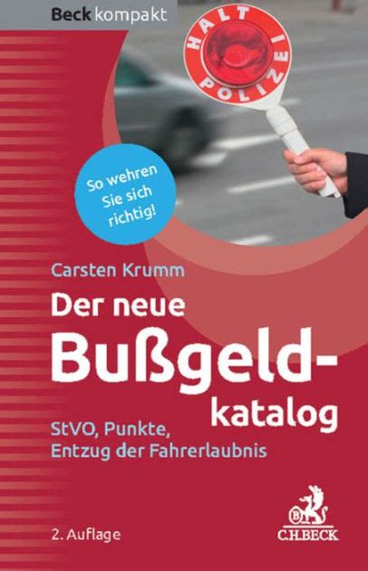 Der Neue Bu Geldkatalog Stvo Punkte Entzug Der Fahrerlaubnis By