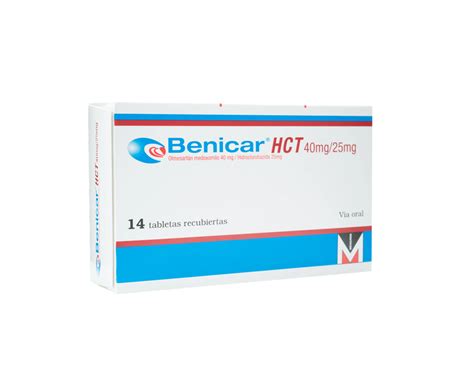 Benicar Hct 4025mg X 1 Caja Con 14 Tabletas Plan Paciente 21