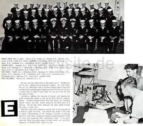 USS Bremerton CA 130 WestPac Cruise Book 1956 57 Engineering Department