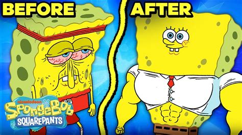 Every Time SpongeBob Characters Got Muscular! 💪 | SpongeBob - YouTube