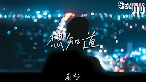 承桓 想知道『想知道你熬過了多少沒星星的夜晚 才發現自己曾是光，也照亮過黑暗』【動態歌詞lyrics】2023 熱門歌曲 2023 新歌推送 抖音十大熱門歌曲 最火最熱門洗腦抖音