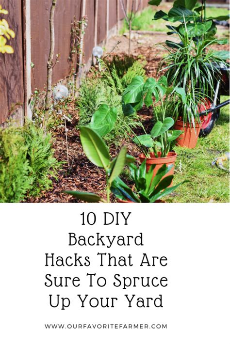 10 DIY Backyard Hacks That Are Sure To Spruce Up Your Yard Our