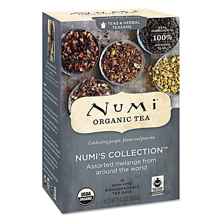 Numi Organic Tea Numis Collection Assorted Oz Box Of Bags Odp