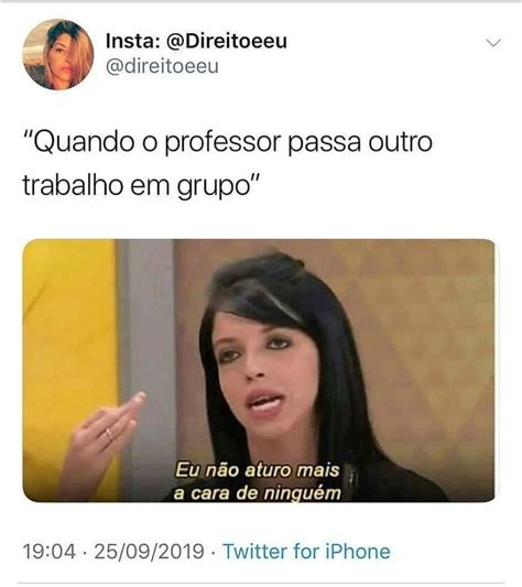 Você gosta de trabalho em grupo Memes Humor Incoming call