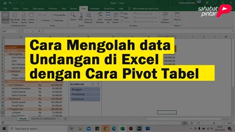 Cara Cepat Membuat Rangkuman Data Excel Dengan Pivot Table Cara Tepat