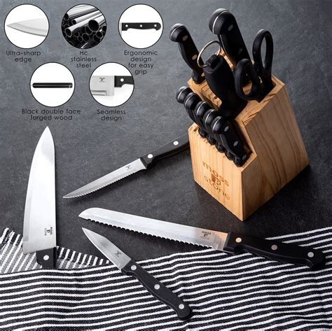 Stainless Steel Serrated Knife Set | Kitchen knives Set With High ...