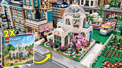 Double Lego Botanical Garden Modular Building Youtube