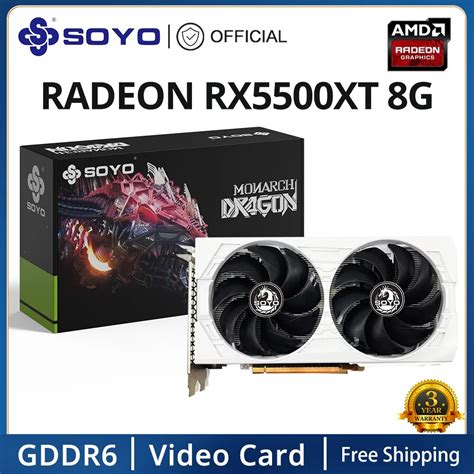 Soyo Original Amd Radeon Rx Xt G Graphics Card Gddr Memory New Gpu