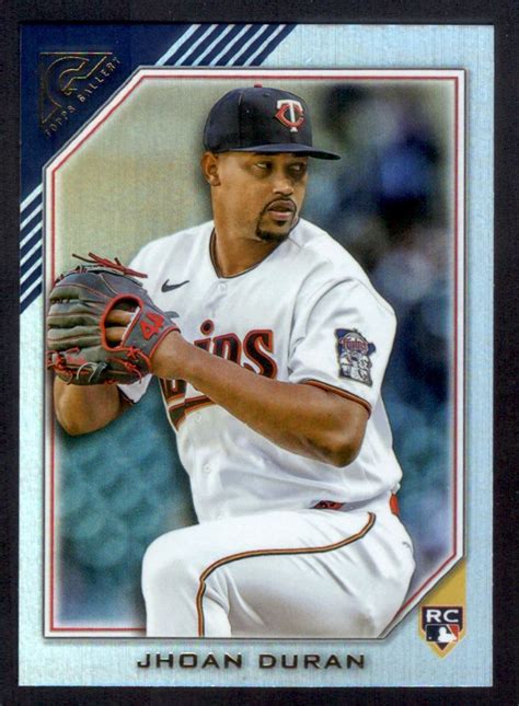 2022 Topps Gallery Foil Jhoan Duran RC Rookie Minnesota Twins 189 EBay