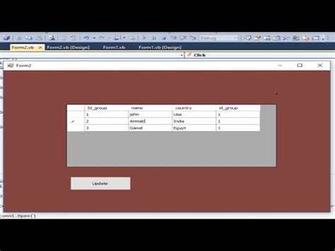 Visual Basic Net How To Update All Data From Datagridview To Sql