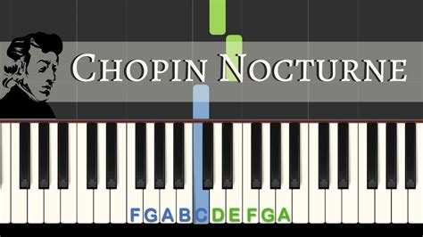 Chopin Nocturne Op 9 No 2 Easy Piano Tutorial YouTube