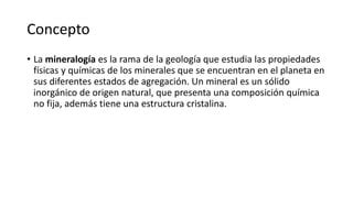 Mineralogía PPT