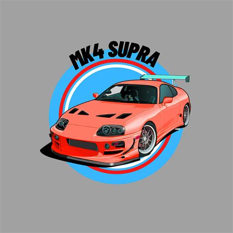 Mk4 Supra Digital Art By Moto Shift Fine Art America