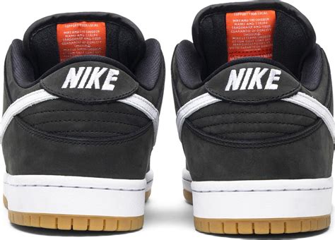 Nike SB Dunk Low Orange Label Black White Gum – Obrako