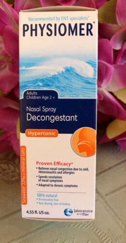 Physiomer Nasal Spray Decongestant Hypertonic India Ubuy