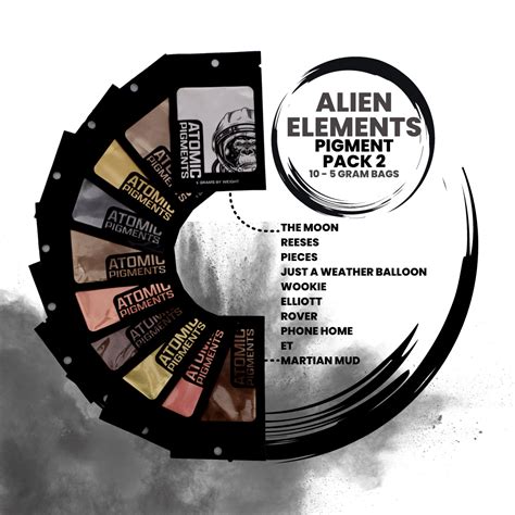 alien elements pigment pack  bidwell wood iron