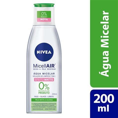 Gua Micelar Bif Sica Nivea Micellair Expert Pele Mista E Oleosa Ml