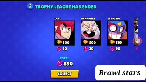 Brawl Stars Trophy Reset How Many Trophies Reduced YouTube