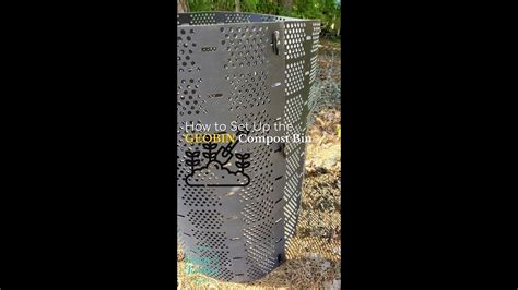 How To Assemble The Geobin Compost Bin Made In The Usa Compost Bin