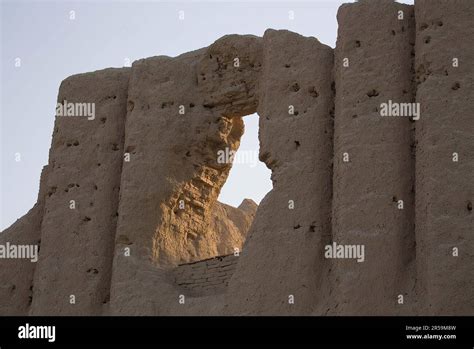 Ruins On The Old Silk Road Stock Photo Alamy